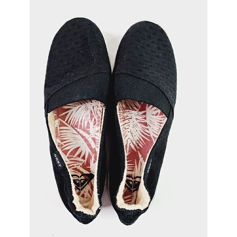 ROXY DANARIS SLIP ON COMFORT SHOES WOMEN'S BLACK SIZE 6.5 - Picture 6 of 8